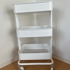 IKEA RASKOG ロースコグ　ワゴン　白　ホワイト家具 収...