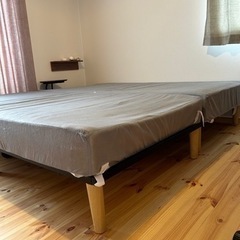 ニトリ　シングルベッド2つ　　取りに来ていただける方の画像