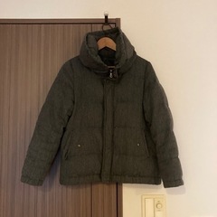 【難あり】レディース ツイードアウター ダークグレー Mサイズ相当