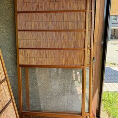 簾戸10枚まとめて！建具　「夏障子」「葦戸」「葭障子」「御簾戸」の画像
