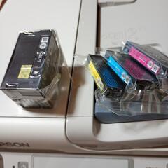 ＥＰＳＯＮ プリンターPX-M740Fコードなし新品インク４個付きの画像