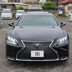 ユーザー買取/LS500Hエグゼクティブ/検7年1月/全方位カメラ/サンルーフ/マクレビ/リアエンターテイメント/OPアートウッド/寒冷地仕様/純AWの画像
