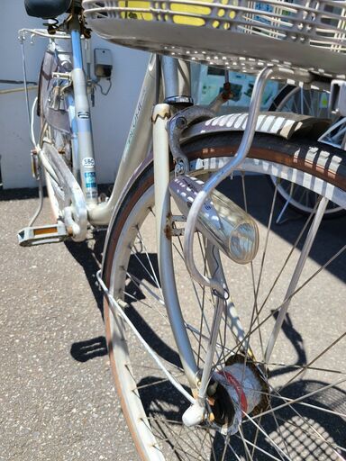 ☆店頭にて試乗可☆ J4976 シティサイクル ミヤタ自転車 クリーム 26