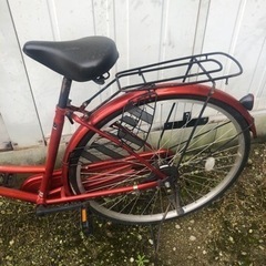27インチ ママチャリ 自転車 クロスバイクの画像