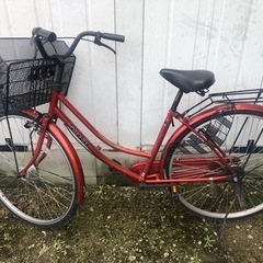 27インチ ママチャリ 自転車 クロスバイク