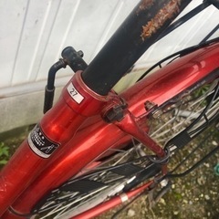 27インチ ママチャリ 自転車 クロスバイクの画像