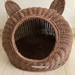 猫型ドームハウス  猫ベッド  猫ちぐら マット付き