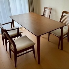 ダイニングテーブル、チェアセット