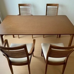 ダイニングテーブル、チェアセット