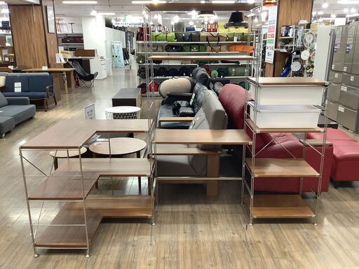 お値下げしました！無印良品 | ユニットシェルフ | ナチュラルｘシルバー のご紹介！！