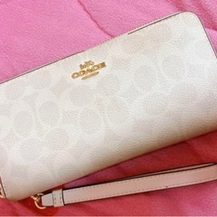 coachコーチ長財布ホワイト

