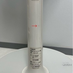 家電 扇風機 AQUA AQS-L30E 白(説明書・リモコン有)の画像