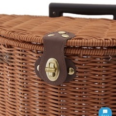 【決まりました】ラタンキャリーケース の画像