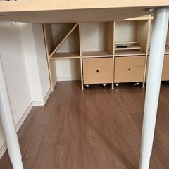 最終値引！【6月12日〜19日まで】マルゲリータ・壁一面の本棚&デスク付き・美品の画像
