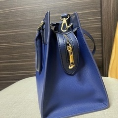 紺色　ショルダーバッグの画像