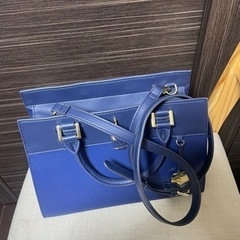紺色　ショルダーバッグの画像