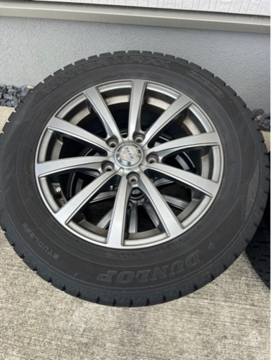 ダンロップ　4本セットスタッドレスホイールセット215/60/16R
