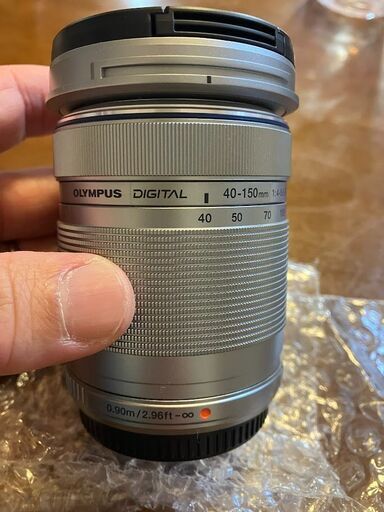 オリンパス OLYMPUS M.ZUIKO DIGITAL ED 40-150mm 1:4-5.6 シルバー 美品 望遠ズームレンズ