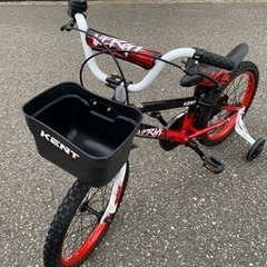 レッドブラック18インチ自転車 