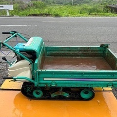 筑水キャニコム 運搬車 ダンプ　BP412 クローラー 積載250kg 4.2馬力　三方枠スライド式　動作好調　　の画像