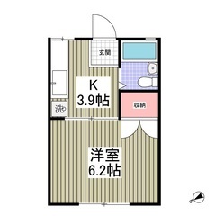 《《１Ｋ》》🎀高崎市🎀フリーレント１ヶ月付き🎀敷金礼金無料🎀仲介...