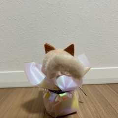 ネコ　ぬいぐるみ　置物の画像