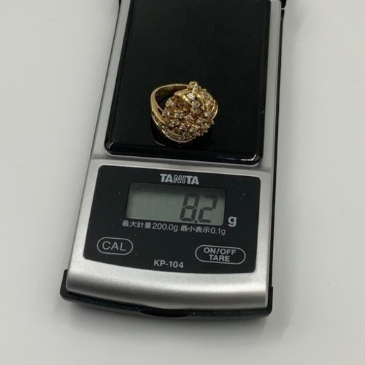 K18 ダイヤモンド　リング　8.2g ダイヤ　2.86ct 約9号
