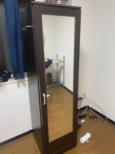 姿見付き収納ボックス
