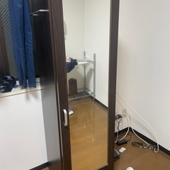 姿見付き収納ボックス