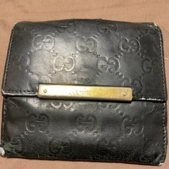 GUCCI 二つ折り財布 中古品 格安