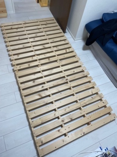 シングルベッド用　折りたたみ　すのこ