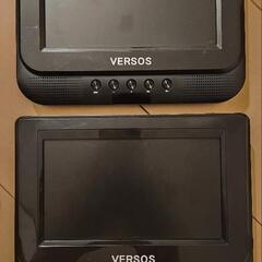 ツインモニター　7インチポータブルDVDプレーヤーの画像