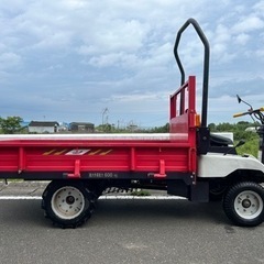 筑水キャニコム セル付き 運搬車　現行　2016年製　J71 下町小町 シオン 最大作業能力 約600 kg 大型　8.4馬力　運搬機　平ボディ　三方開　小型特殊自動車　程度良　　　の画像
