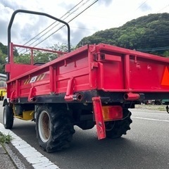 筑水キャニコム セル付き 運搬車　現行　2016年製　J71 下町小町 シオン 最大作業能力 約600 kg 大型　8.4馬力　運搬機　平ボディ　三方開　小型特殊自動車　程度良　　　の画像