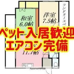 ペット可☆彡にゃんとも2LDK一室☆彡にゃんちゃん入居で「カイン...