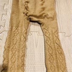 UNIQLO ニットレギンス　90 ベージュ