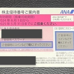 ANA 株主優待券  