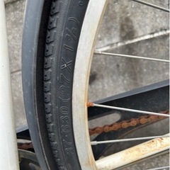 自転車(錆びてますがタイヤ状態良】
の画像