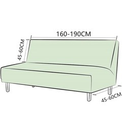 未使用ソファカバー160-190cm伸縮素材360度フィットの画像