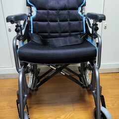 カワムラサイクル　ＫＭ１６－４０ＳＢ－Ｍ　介助式車椅子中古車　清拭・整備済の画像