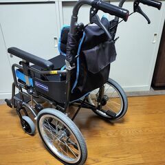 カワムラサイクル　ＫＭ１６－４０ＳＢ－Ｍ　介助式車椅子中古車　清拭・整備済の画像