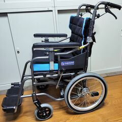 カワムラサイクル　ＫＭ１６－４０ＳＢ－Ｍ　介助式車椅子中古車　清拭・整備済の画像