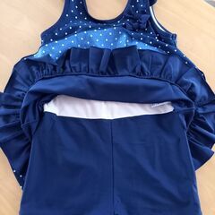 美品　150cm　パッド付き　ワンピース水着　子供用　キッズの画像