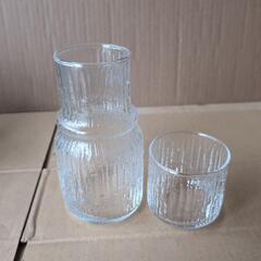 ガラスジャー、水差し、レモン絞の画像