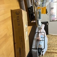 組み立て式高さ調整シングルベッド