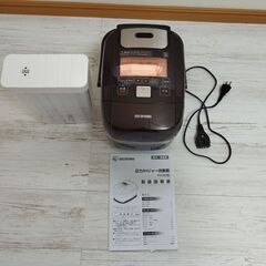 炊飯器 圧力IH式RC-PH30-T＋山崎実業　ライスストッカー...