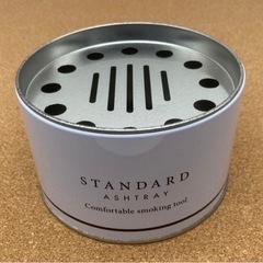 未使用◆ブリキ灰皿◆ダイソー◆スチール