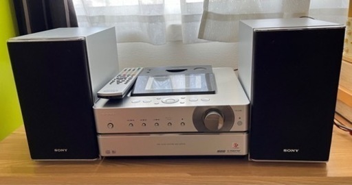 家電 オーディオ スピーカーSONY NETJUKE HDD/CD/MD対応 ハードディスクコンポ \t　NAS-M75HD 2008年製\n
