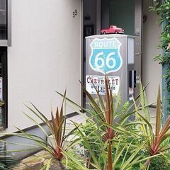 【特価】屋内外可！希少　実物大のROUTE66 / サインプレー...
