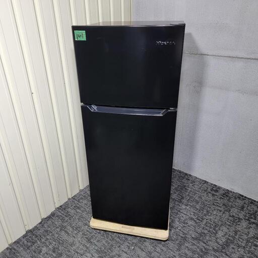 ‍♂️売約済み❌6401‼️配送設置は無料‼️最新2022年製✨ブラックインテリア✨Hisense 120L 2ドア 冷蔵庫